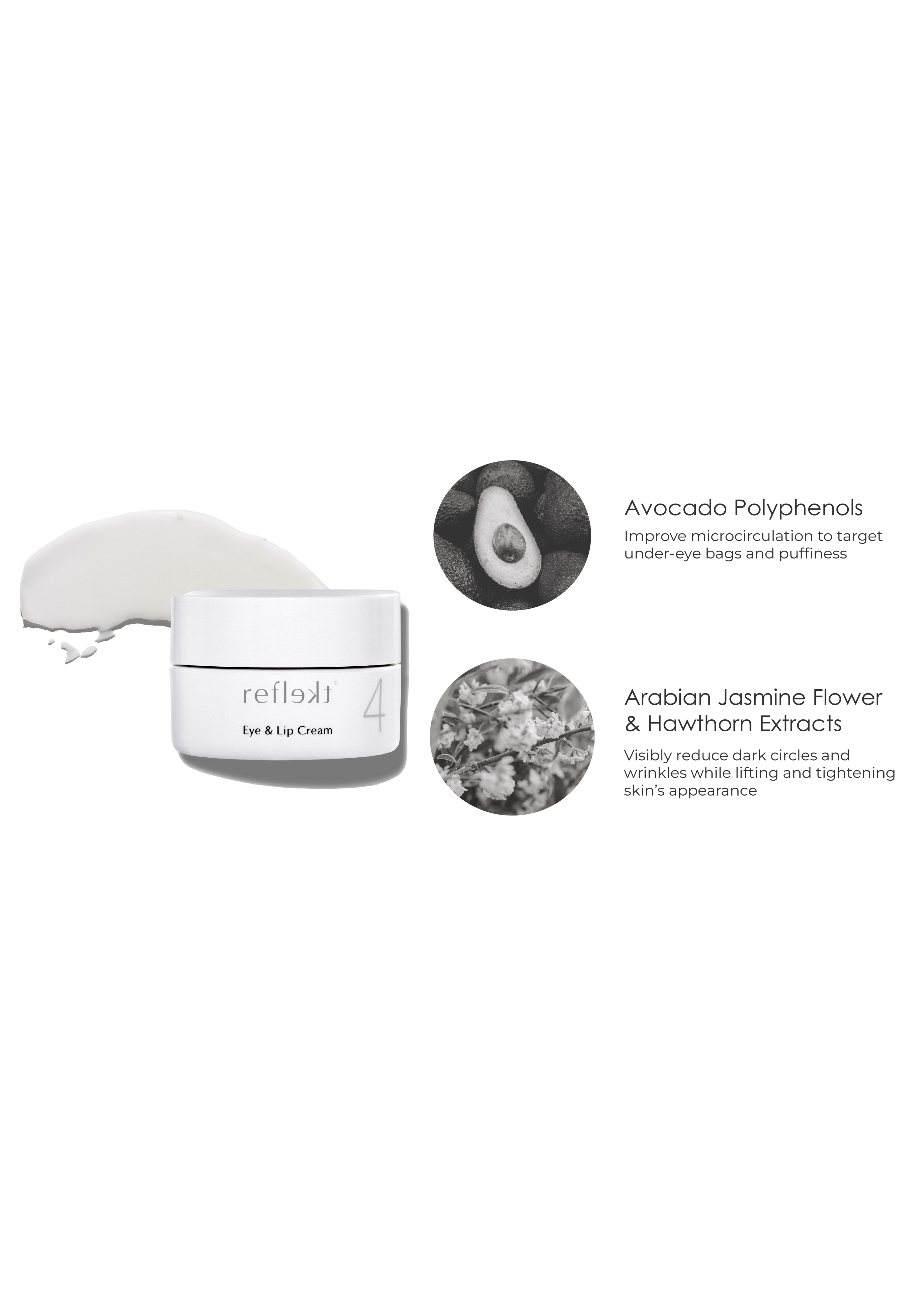 Reflekt 4 Smoothing Squalane Eye &amp; Lip Treatment Cream